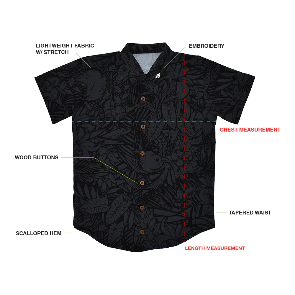 'Electric Lava Floral' ULTRA Aloha (Hawaiian) Shirt - Image 4